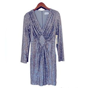 NWT Eliza J Sequin Dress